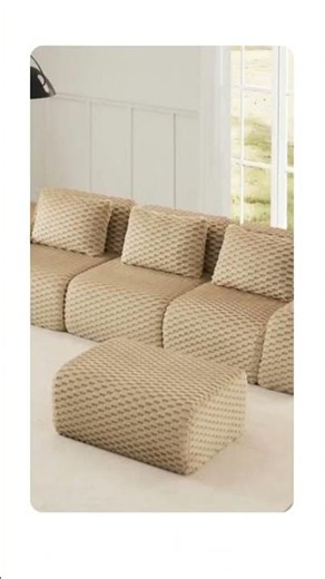 114 Modern L-Shaped Modular Sectional Sofa For Living Room,Flannelette