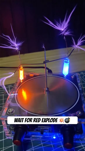 Real Electricity Test 🔴🔵 |Tesla Coil Experiment #highvoltage #teslacoil #experiment