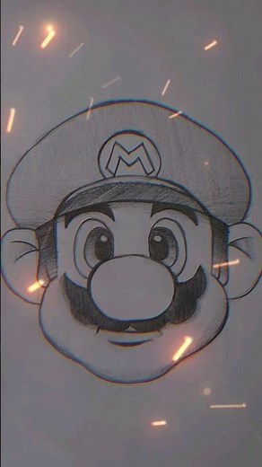 How To Draw Mario | Super Mario | By Art With cc. 🩶🤍