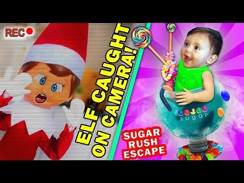 ELF on SHELF CAUGHT on CAMERA! + DRY ICE DRINKS of GUMMY + Shawn No Like Arcade FUNnel Vision
