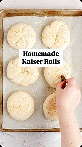 When it comes to making breakfast sandwiches or deli sandwiches, you can’t go wrong with a gorgeous, oversized kaiser roll. These take just a few hours to make and I’ve included a few different shaping options in the blog post so you can decide which one works best for you! ⁠ ⁠ 🔗: Find the full kaiser roll recipe at the link in my bio (@the.practical.kitchen) or on ThePracticalKitchen.com!⁠ ⁠ https://thepracticalkitchen.com/easy-kaiser-rolls-for-beginners/ | The Practical Kitchen