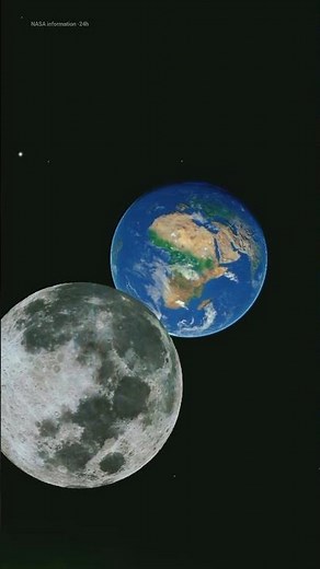 How Far Is the Moon from Earth? A Surprising Distance 🌕🌍 #moon #earth #information