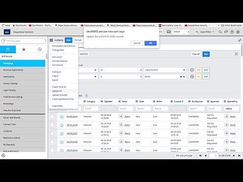 ServiceNow - How to Update Hundreds of Records Without Knowing Code or Script in Kingston