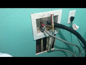 Washing machine valve replacement