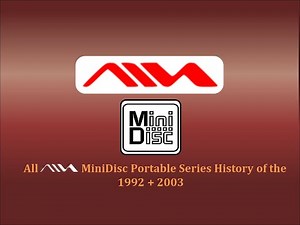 All aiwa Portable MiniDisc series history of the 1992+2003