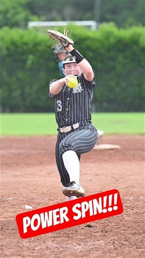 🥎 JUST WATCH THAT SPIN! 🤯#softball #nikon #sports