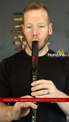 On The Pond | 1365 High Spirits Am Ebonized Walnut Native Flute