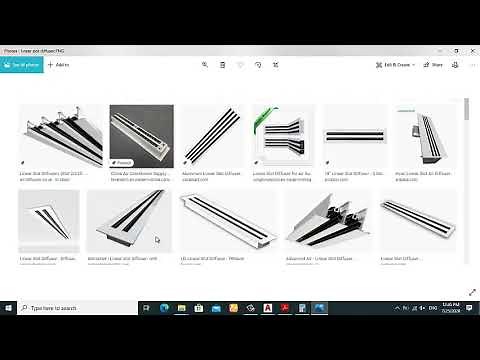 Linear slot diffuser selection