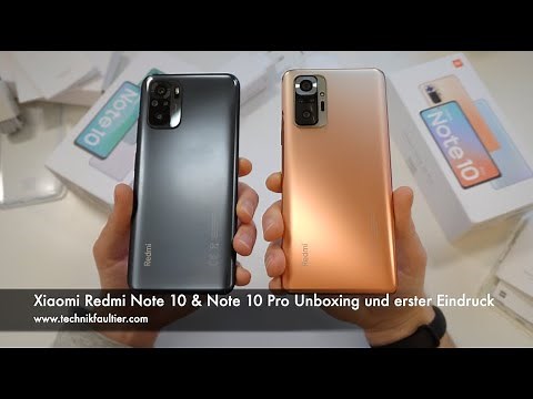 Xiaomi Redmi Note 10 & Note 10 Pro Unboxing und erster Eindruck