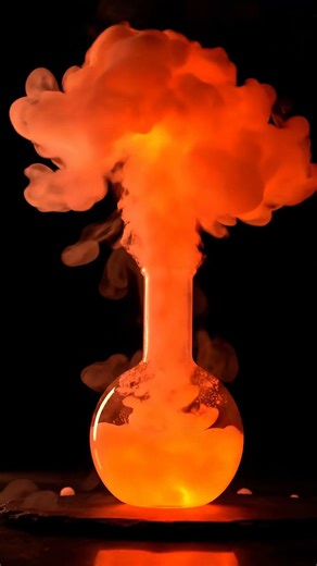 Insane Glowing Chemical Eruption! 🔥 Exothermic Reactions | GCSE Chemistry