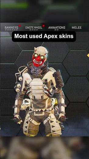 Most Used Apex Skins #apexlegends #apex