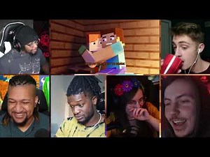 CREEPER RAP REMIX | 🎵 Animated Minecraft Music Video🎵 | ENDING A [REACTION MASH-UP]#1547