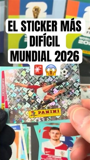 THE HARDEST STICKER IN THE ENTIRE 2026 WORLD CUP ALBUM 🔥 #panini #stickers #stickerspanini #adren...