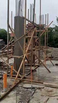 column removal of forms-house construction
