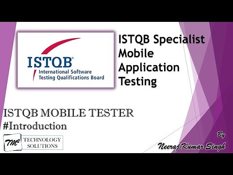 ISTQB Mobile Tester | Introduction to ISTQB Mobile Tester Certification | ISTQB Tutorials