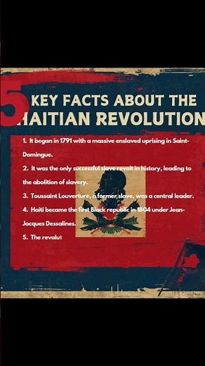 🔥 5 Powerful Facts About the Haitian Revolution 🇭🇹 #Haiti #history #haitihistory