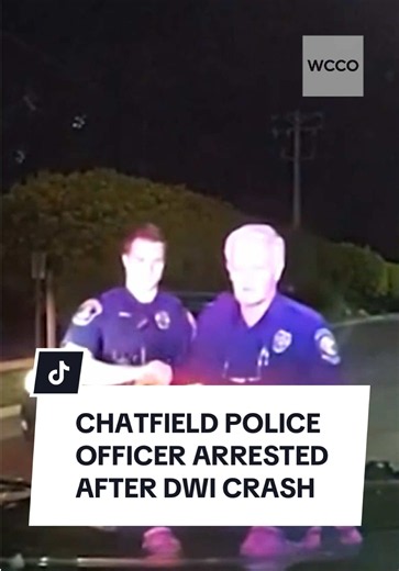 Dashcam video from a Twin Cities police department shows one of its officers arresting a southern Minnesota officer accused of crashing his vehicle while driving under the influence. Bloomington Police Chief Booker Hodges says the arrest occurred around midnight Thursday near West 94th Street and Lyndale Avenue South. The suspect, identified by Hodges as part-time Chatfield Police Department officer Kenneth Galen, had just finished an off-duty job at the Minnesota State Fairgrounds in Falcon Hei
