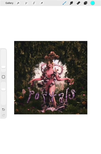 Replying to @zoga 𐙚 Portals Album cover with the printer trend! #melaniemartinez #crybaby #portals #k12 #afterschoolep