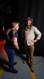 Olive Pythons are absolutely gorgeous! How cool is this BTS clip of Kane and Robert sharing their passion and knowledge for Australian wildlife! Now that's WILD! #WILD #Conservation #Australia #snake #native #robertirwin #animallover #animals #Sydney #awards #night #event #amazing #python #reptile #animalvideo #BTS #movies | Wild Conservation