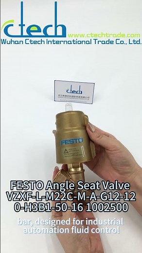 FESTO Angle Seat Valve VZXF-L-M22C-M-A-G12-120-H3B1-50-16: Precision Fluid Control 💧