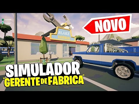 NOVO "SIMULADOR de FÁBRICA"! COMEÇAMOS A PRODUZIR E VENDER! - Factory Manager Simulator