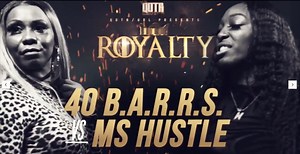 40 Barrs vs Ms Hustle. Two of the goat Queens go at it in this back to back punchfest! The App Gang is ready! Be sure to get the URL TV App to catch the FULL Battle! | URL - The Ultimate Rap League