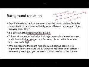 Radioactivity | Part 5: Background radiation | O Level Physics