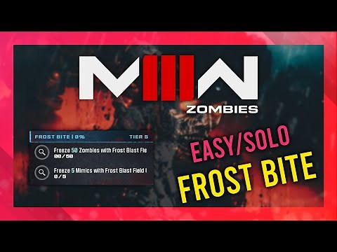 Frost Bite (Act 2 Tier 5) | MW3 Zombies GUIDE | Quick/Solo | MWZ Mission Tutorial