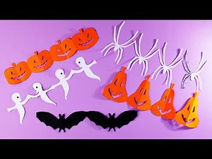 DIY Halloween Paper Decorations – Quick, Easy & Budget-Friendly 🦇🕷️