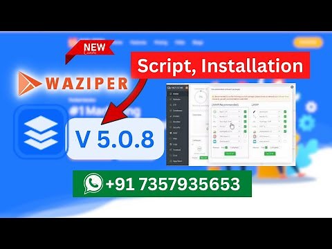 Waziper - Boost Your Business with Waziper: Step-by-Step Installation Tutorial | Master Waziper V5