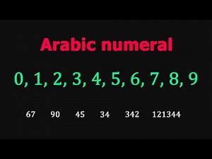 The Arabic Numerals