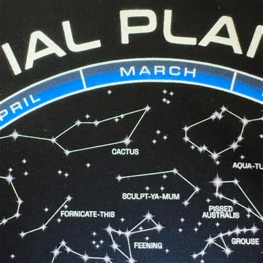 “Zoom in. The attention to detail is astounding.” - Gareth ⭐⭐⭐⭐⭐ The newest drop from A.R.S.E. isn't just a shirt 🚫 It’s a celestial chart, precisely*** mapped from the night sky as seen above Australia ✅ Each dot. Each line. Meticulously plotted from the Southern Hemisphere's constellations 🌌 Truly, a stunning masterclass in stellar cartography. You’ll need to zoom in to appreciate the accuracy, artistry, and hidden brilliance behind every stitch. Engineered by ARSE. Verified by star-loving A
