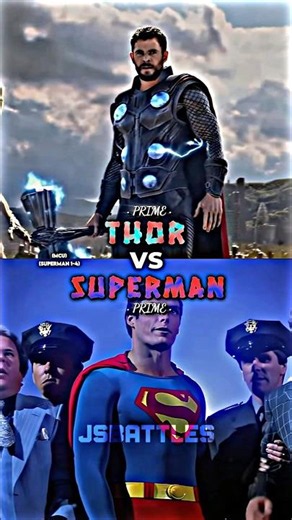 Thor vs Superman (Christopher Reeve)