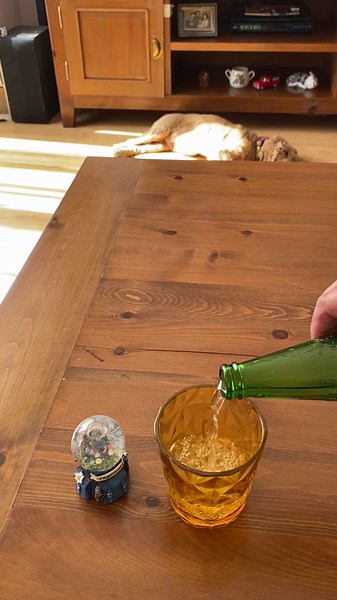 Unbreakable Tumblers Amber 8 oz Set of 3 Shatter Resistant Reusable Drinking Cups Plastic Glasses that look like glass Dish Washer Safe Durable Stackable