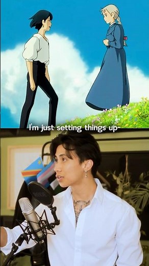 Voicing Howl from Howl's Moving Castle...for the yearners! (Originally voiced by Christian Bale)