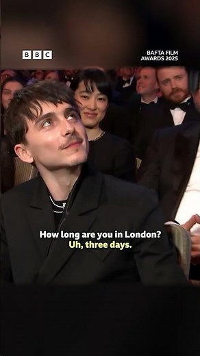 David Tennant speaks to Timothée Chalamet and Kylie Jenner | BAFTA Film Awards 2025