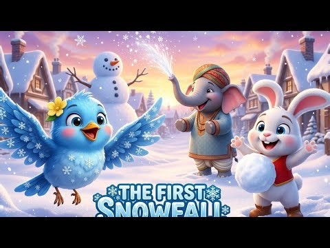 The First Snowfall ❄️ | Chirpy Discovers Snow | Winter Song for Kids
