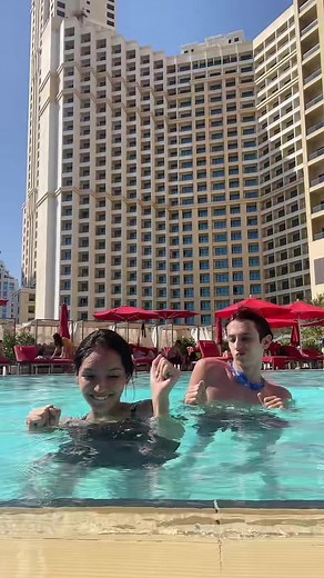 Fun Activities at a Sunny Hotel Pool