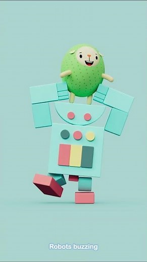 I'm a Robot 🤖 Fun Robot Song for Kids | Robot Dance | Learn Shapes