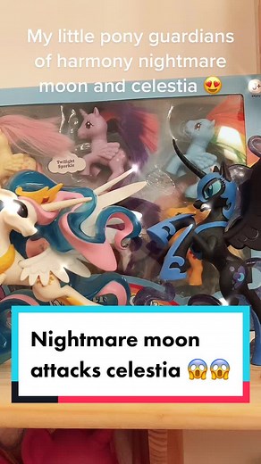 Battle Between Celestia and Nightmare Moon | MLP Guardians of Harmony