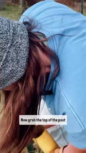 Quick and easy hack for getting stubborn T post out of the ground.