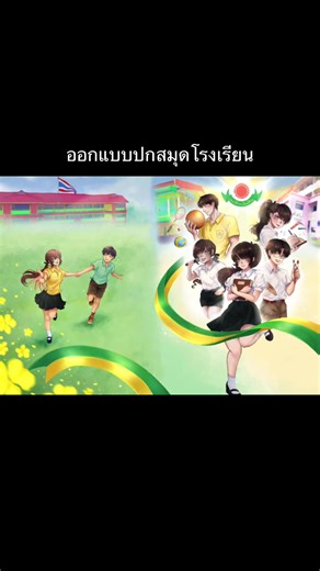 ออกแบบปกสมุดโรงเรียนที่สร้างสรรค์