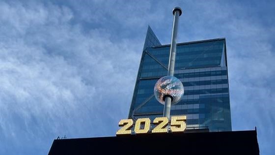 Here's the first look at the 2025 Times Square New Year's Eve ball