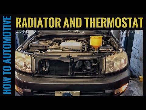 Replacing The Radiator And Thermostat On A 2002-2009 Toyota 4runner With 4.7l Engine