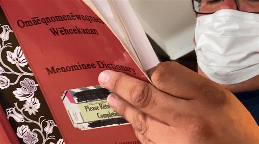 Learning the language: Classes connect Menominee tribe