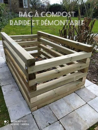 Construire un bac à compost démontable avec des Lamello.