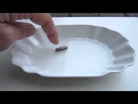 Karbid Power Kapsel, Carbidkapsel, Calciumcarbid Kapseln reagieren mit Wasser