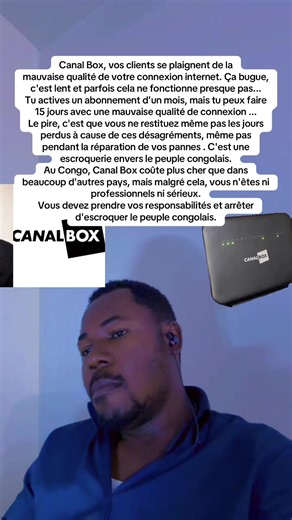 La mauvaise connexion internet 🛜 au congo #canalbox #kinshasa🇨🇩