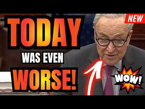 Chuck Schumer ACTUALLY CALLS TRUMP This TODAY In Senate Floor Speech!