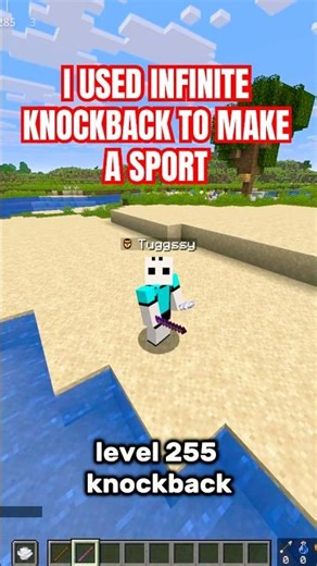 I Used the Highest Knockback Stick in Minecraft… and Made a Sport